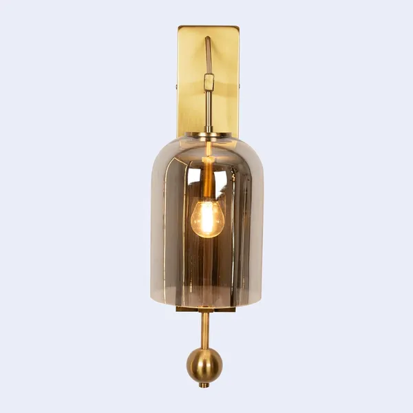 Metal_Modern_Smokey_Glass_Shade_Wall_Sconce