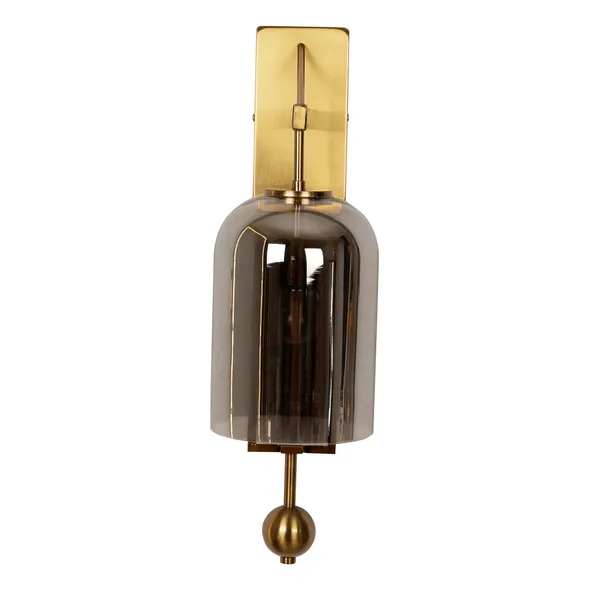 Metal_Modern_Smokey_Glass_Shade_Wall_Sconce