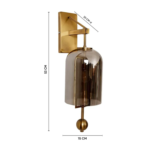 Metal_Modern_Smokey_Glass_Shade_Wall_Sconce