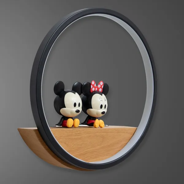 Metal_Wood_Mickey_Minnie_Kids_LED_Wall_Light