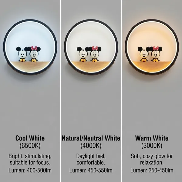 Metal_Wood_Mickey_Minnie_Kids_LED_Wall_Light