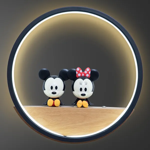 Metal_Wood_Mickey_Minnie_Kids_LED_Wall_Light