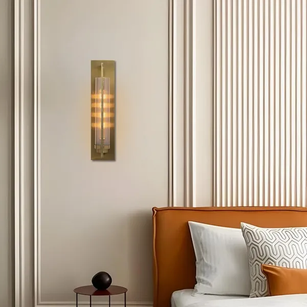 Metal_Contemporary_Glass_Shade_Gold_Wall_Light