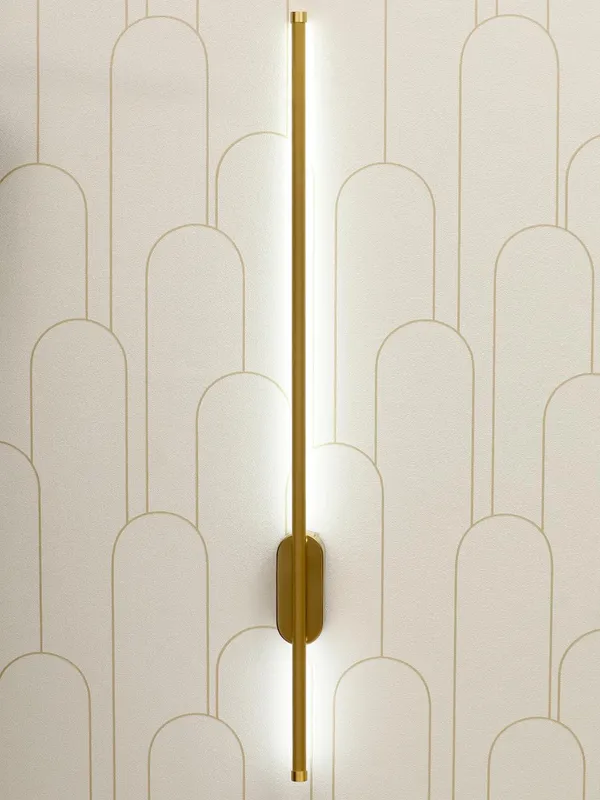 Metal_Modern_Slim_Gold_LED_Wall_Light