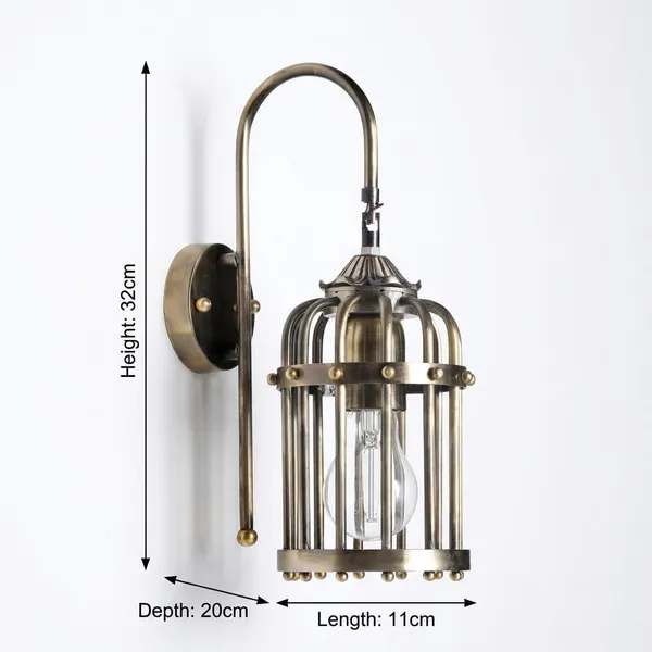 Metal_Vintage_Antique_Cage_Gold_Wall_Light
