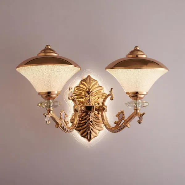 Metal_Modern_Gold_Double_LED_Wall_Light