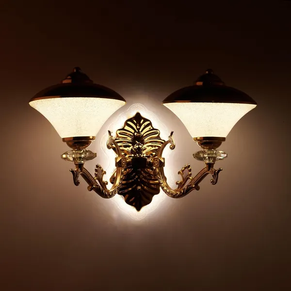 Metal_Modern_Gold_Double_LED_Wall_Light