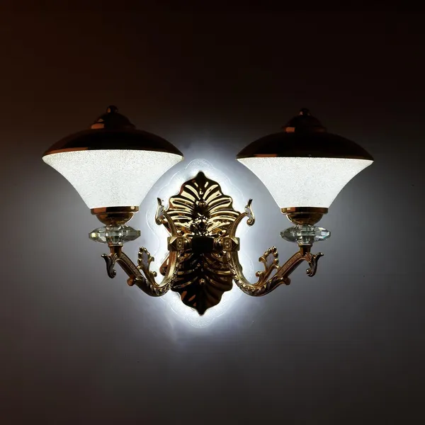 Metal_Modern_Gold_Double_LED_Wall_Light
