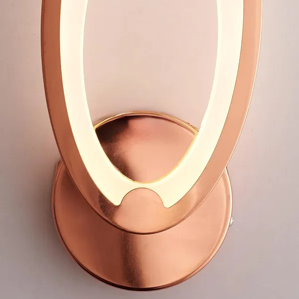 Metal_Modern_Rose_Gold_Finish_LED_Wall_Sconce