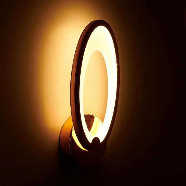 Metal_Modern_Rose_Gold_Finish_LED_Wall_Sconce