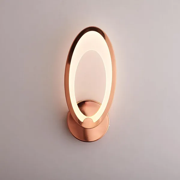 Metal_Modern_Rose_Gold_Finish_LED_Wall_Sconce