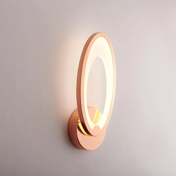 Metal_Modern_Rose_Gold_Finish_LED_Wall_Sconce