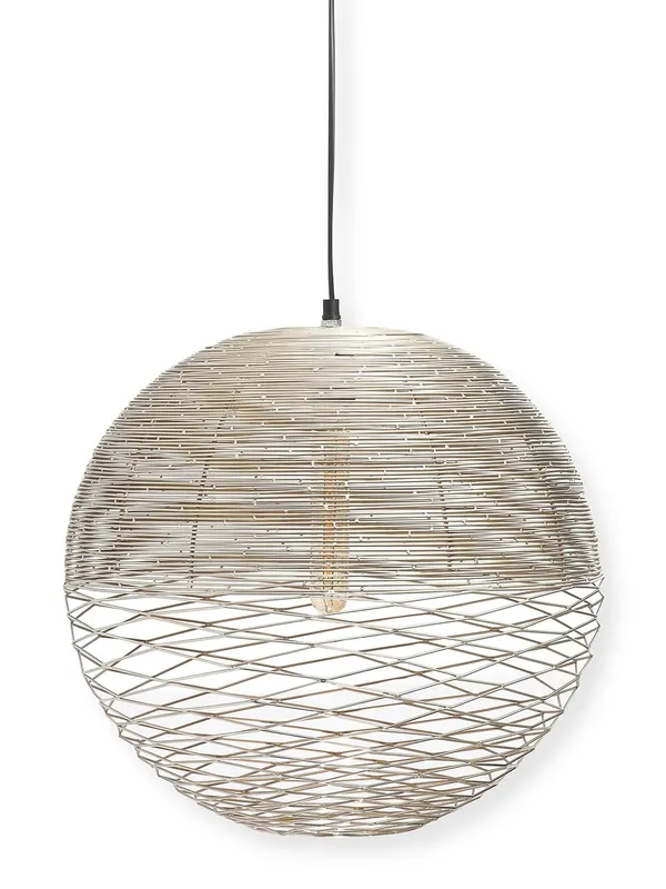 Metal_Contemporary_Decorative_Pendant_Light_Silver
