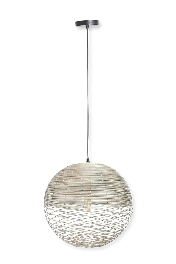 Metal_Contemporary_Decorative_Pendant_Light_Silver