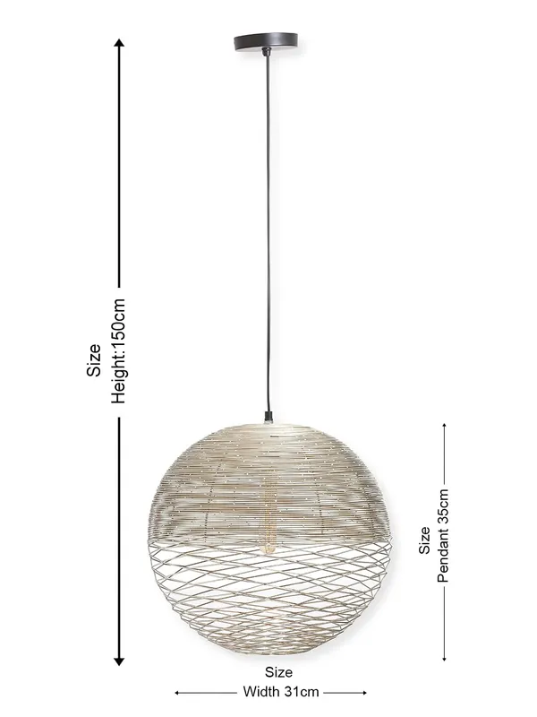 Metal_Contemporary_Decorative_Pendant_Light_Silver