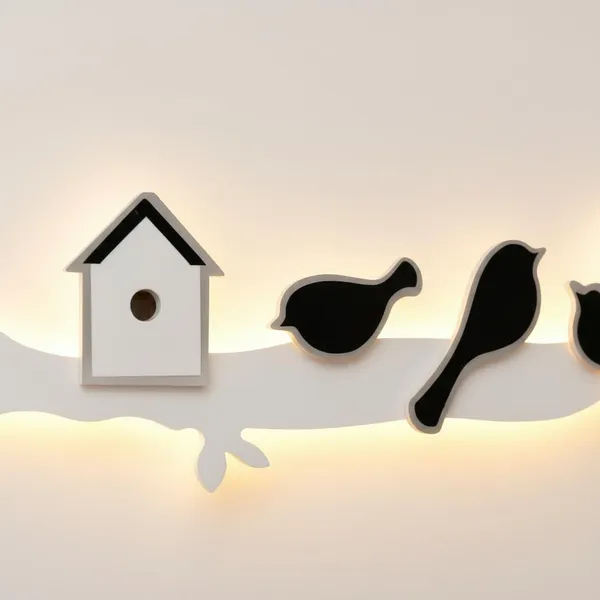 Wood_Decorative_Bird_LED_Decorative_Wall_Light