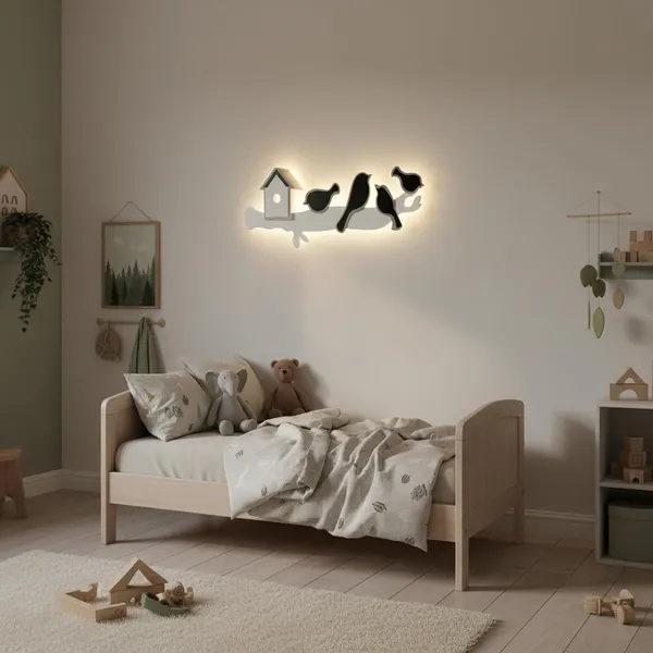 Wood_Decorative_Bird_LED_Decorative_Wall_Light