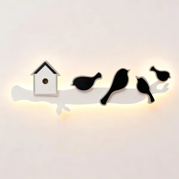 Wood_Decorative_Bird_LED_Decorative_Wall_Light