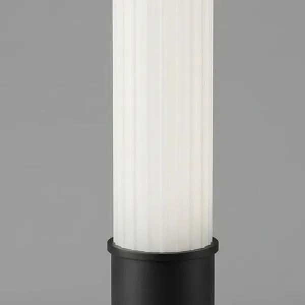 Metal_Modern_Ribbed_Acrylic_Diffuser_Outdoor_Bollard_Light