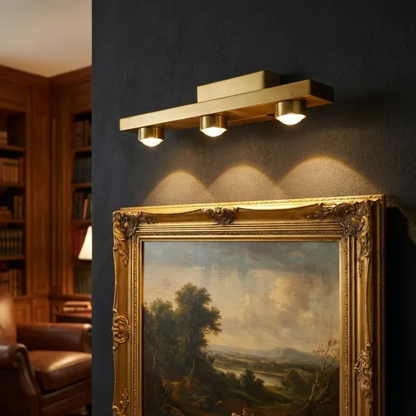 Metal_Modern_Gold_Finish_Compact_LED_Picture_Light