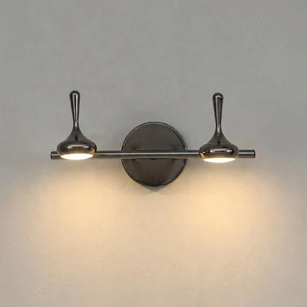 Metal_Modern_Black_Dual_Head_Gun_Metal_LED_Picture_Light