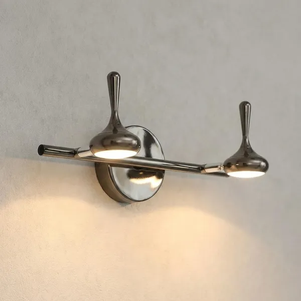 Metal_Modern_Black_Dual_Head_Gun_Metal_LED_Picture_Light