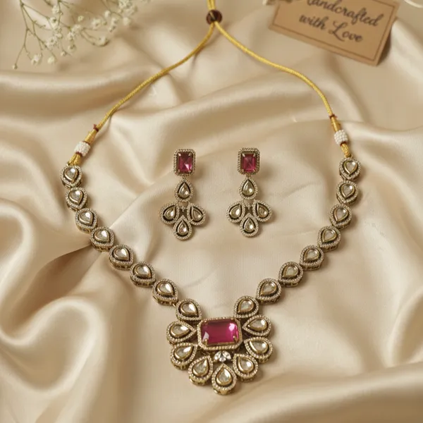 Gold_Ruby_Red_Alloy_Polki_Kundan_Necklace_Set_For_Women