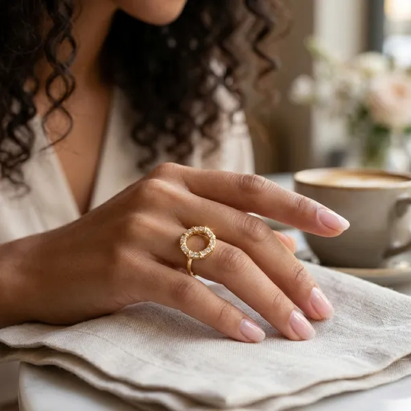Gold_Silver_Alloy_Open_Circle_Crystal_Ring_For_Women