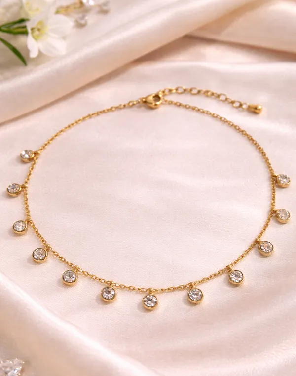 Gold_Silver_Alloy_Crystal_Drop_Choker_Necklace_For_Women
