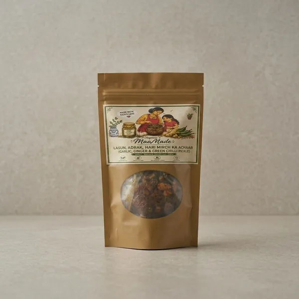 Ginger_Garlic_Green_Chilli_Achaar_200_Gm