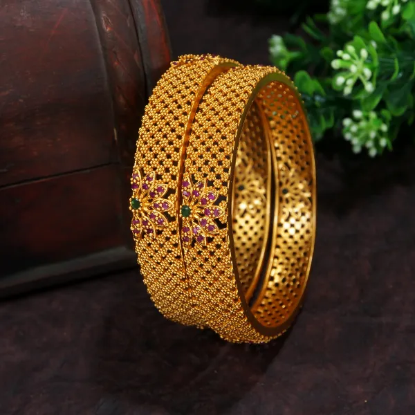 American_Diamond_Brass_Matte_Bangle