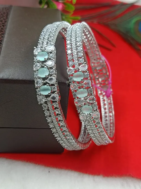 Silver_Plated_Zircon_American_Diamond_Bangle