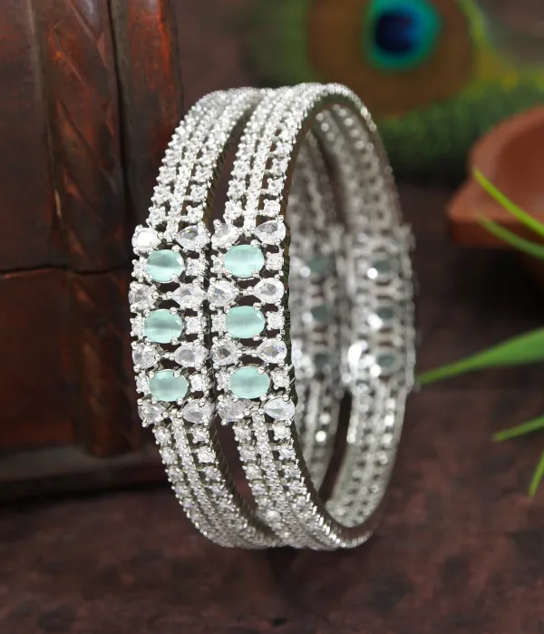 Silver_Plated_Zircon_American_Diamond_Bangle