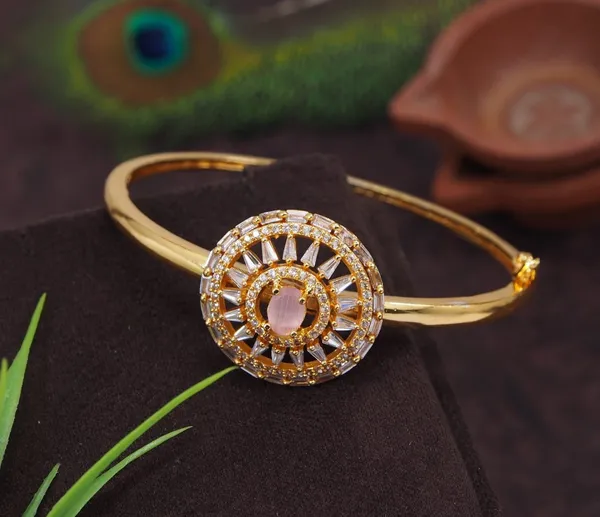 American_Diamond_Free_Size_Openable_Micro_Polish_Bracelet
