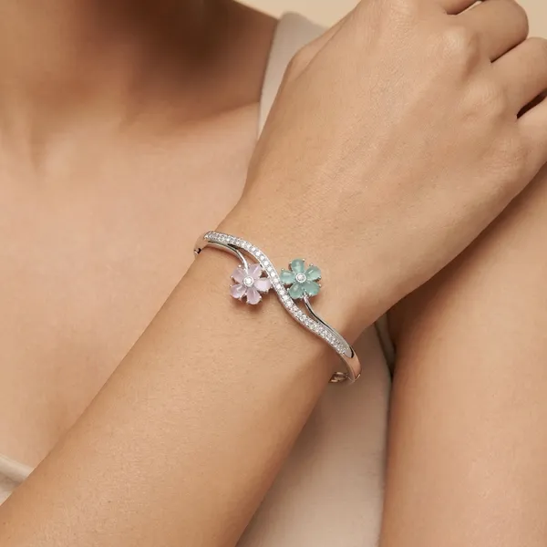 American_Diamond_Free_Size_Openable_Micro_Silver_Polish_Bracelet