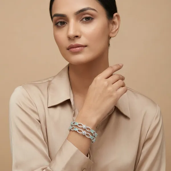 Silver_Plated_Zircon_American_Diamond_Bangle
