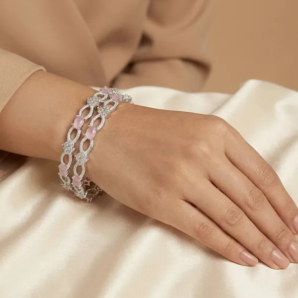 Silver_Plated_Zircon_American_Diamond_Bangle