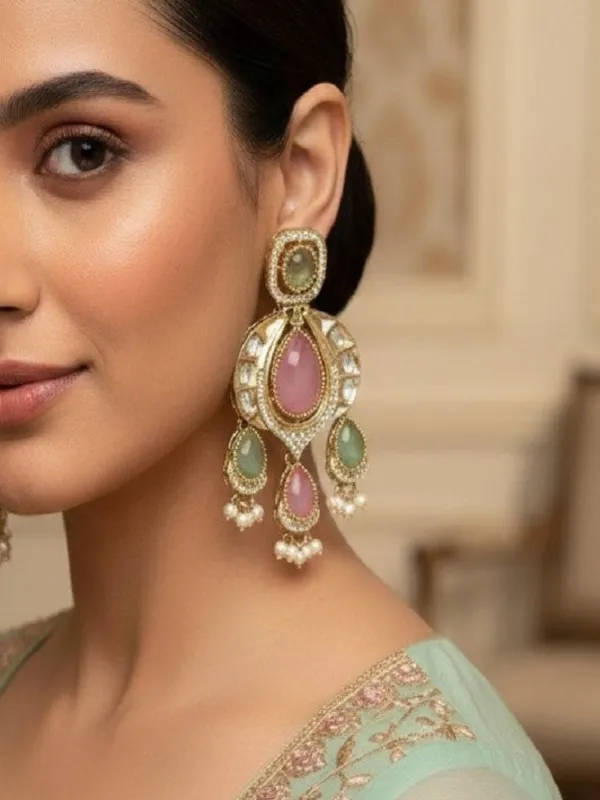 Traditional_Chandbali_Earrings_With_Pearl_Drops