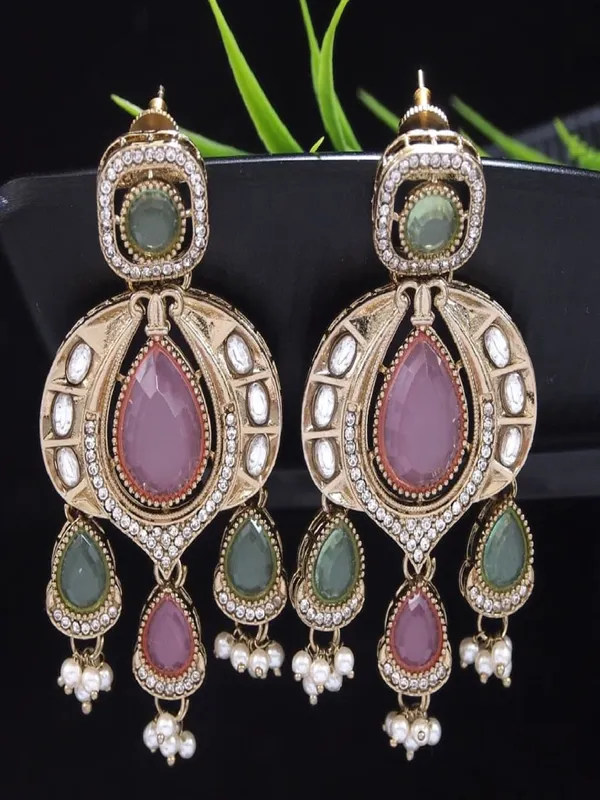Traditional_Chandbali_Earrings_With_Pearl_Drops