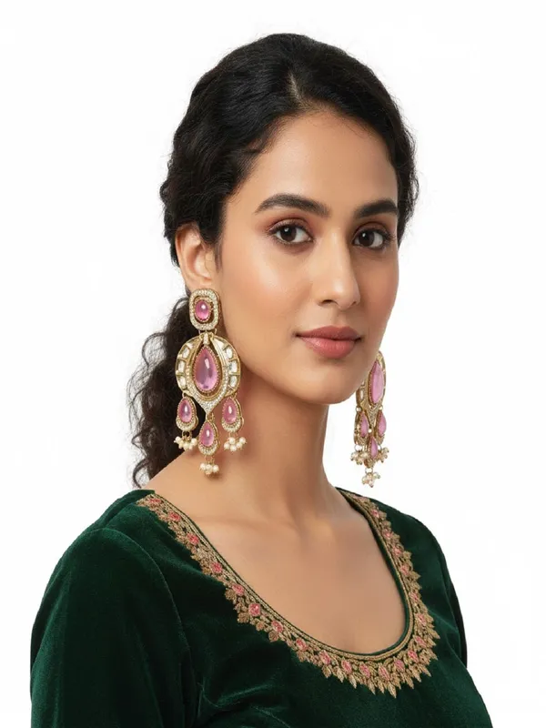 Traditional_Chandbali_Earrings_With_Pearl_Drops