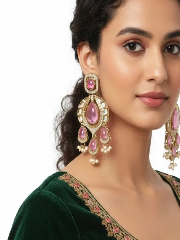 Traditional_Chandbali_Earrings_With_Pearl_Drops