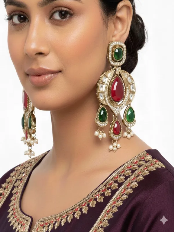 Traditional_Chandbali_Earrings_With_Pearl_Drops