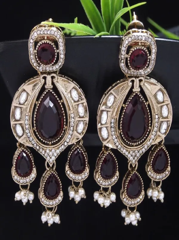 Traditional_Chandbali_Earrings_With_Pearl_Drops