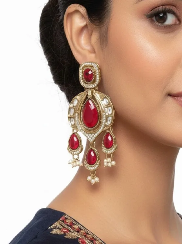 Traditional_Chandbali_Earrings_With_Pearl_Drops