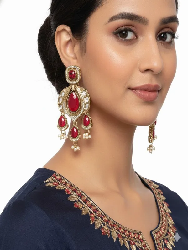 Traditional_Chandbali_Earrings_With_Pearl_Drops