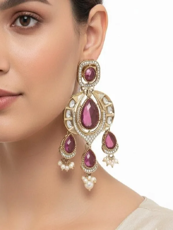 Traditional_Chandbali_Earrings_With_Pearl_Drops