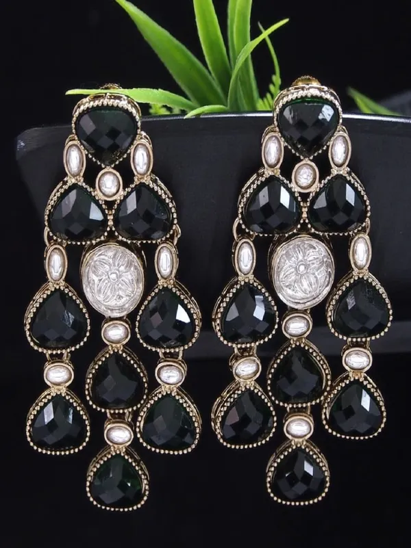 Ethnic_Multi_Stone_&_Kundan_Style_Statement_Earrings
