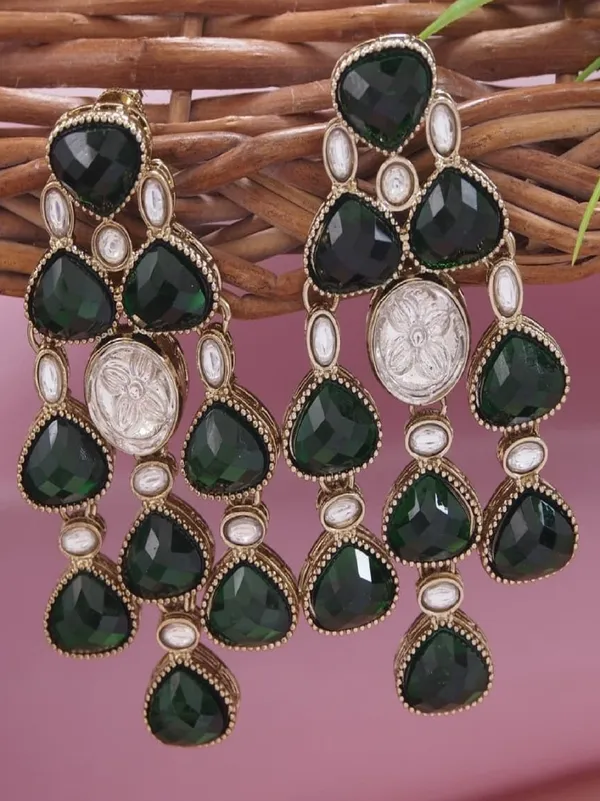 Ethnic_Multi_Stone_&_Kundan_Style_Statement_Earrings