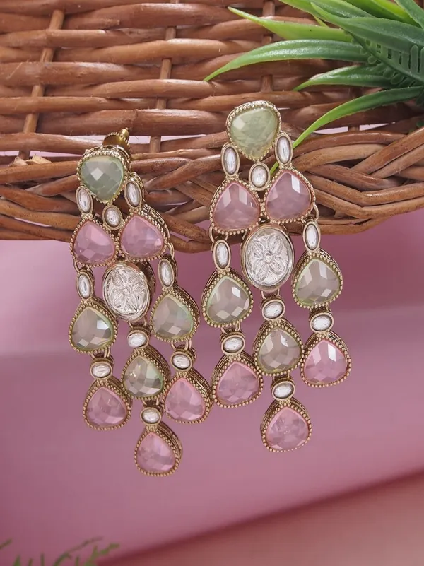 Ethnic_Multi_Stone_&_Kundan_Style_Statement_Earrings