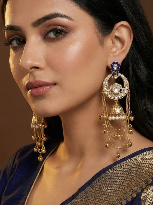 Traditional_Gold_Plated_Kashmiri_Drop_Earrings_With_Pearl_Accents